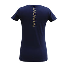 Lade das Bild in den Galerie-Viewer, T-Shirt Classic Touch navy/gold