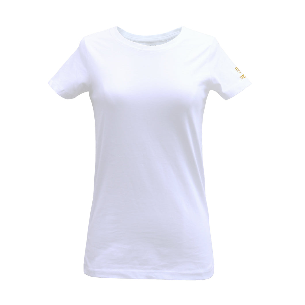 T-Shirt Classic Touch weiß/gold